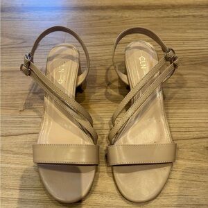 CLN Nude Low Heels (size 39)